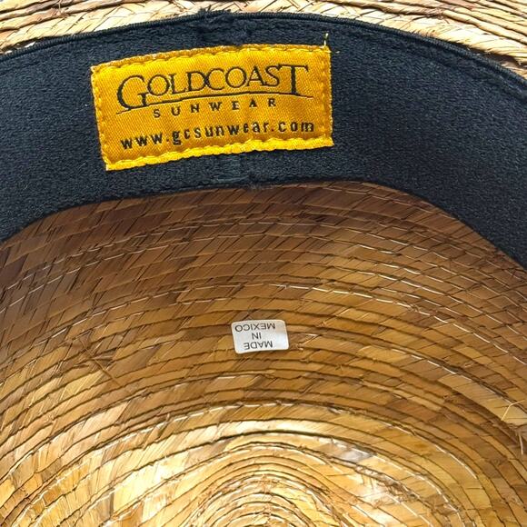 GoldCoast Sunwear Peter Grimm Straw Western Hat Bull Natural OSFM - Picture 7 of 8